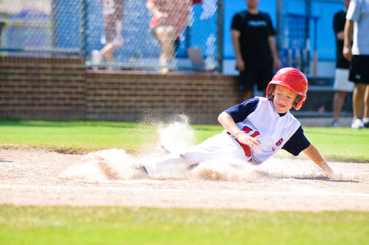 Young baseball player