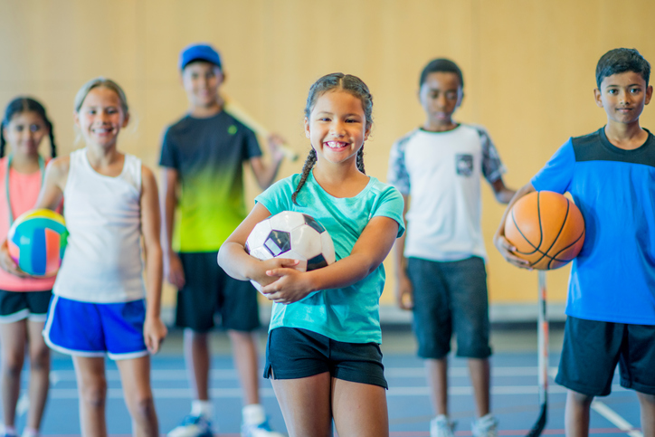 kids playing sports
