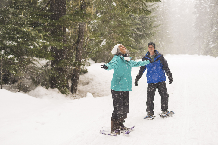 Snowshoeing