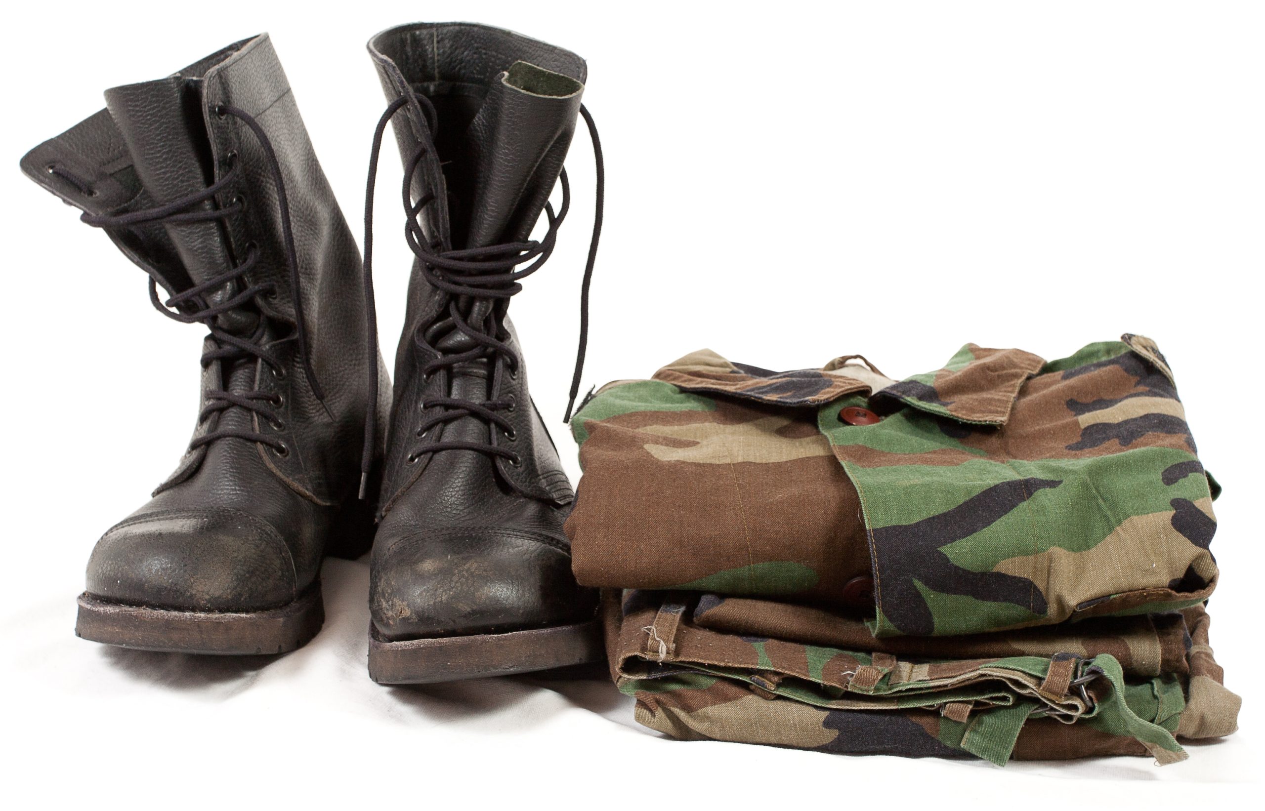 military boots army soldier uniforms clothing, shoes camouflage clothes white