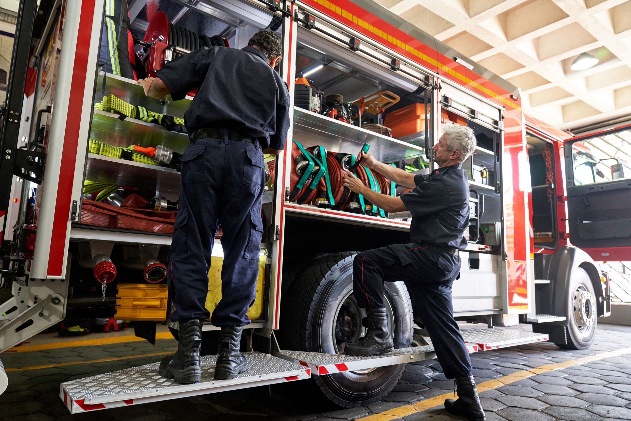 firefighter equipment clearning