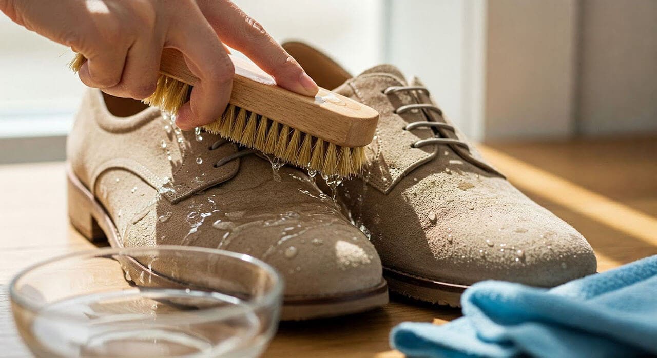 Never Use Water To Clean Suede