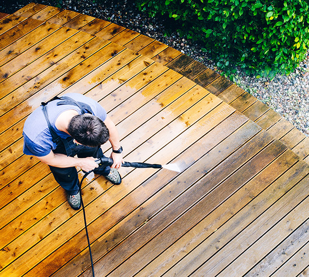 Residential pressure washing