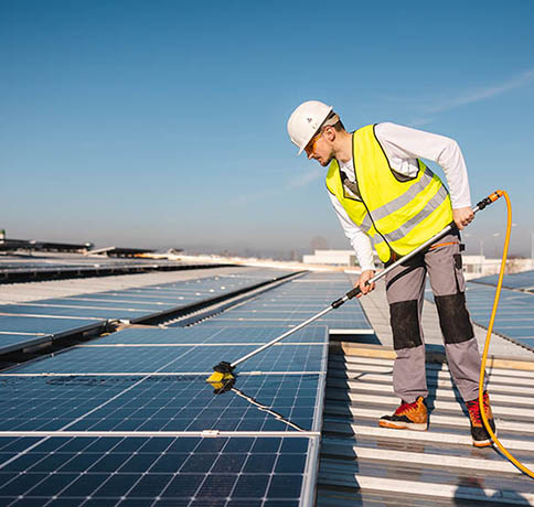 Solar Panel Cleaning in Calgary