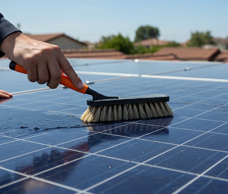 how often you should clean your solar panels